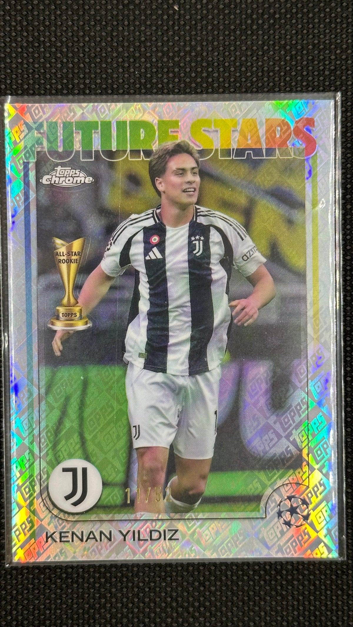 Kenan Yildiz /52 Topps chrome all star rookie logo fractor