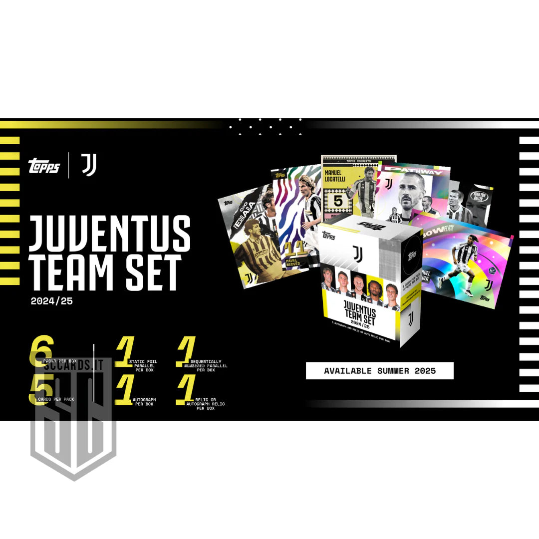 Topps Juventus Premium Team Set Box 2024/25-SEALED CASE-(20 Box)
