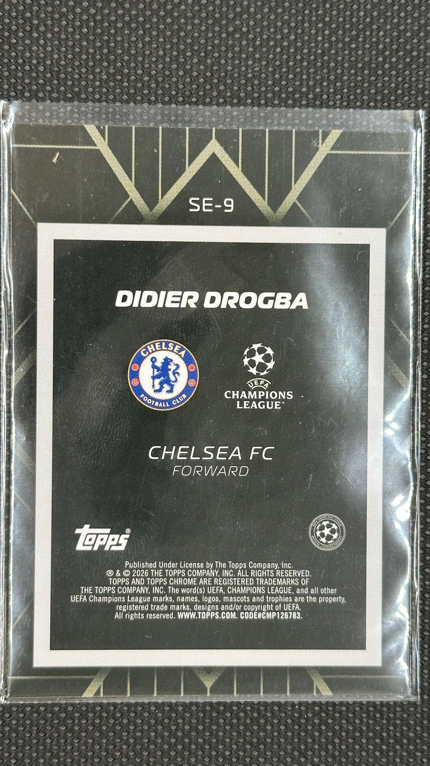 Didier Drogba case hit Topps chrome