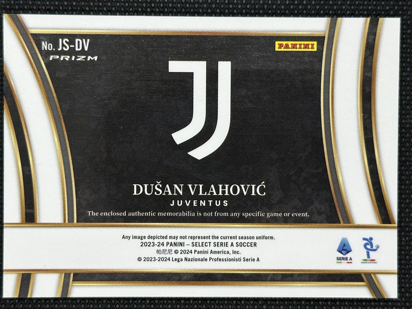 Dusan Vlahovic Patch Panini Select Serie A 2023/24