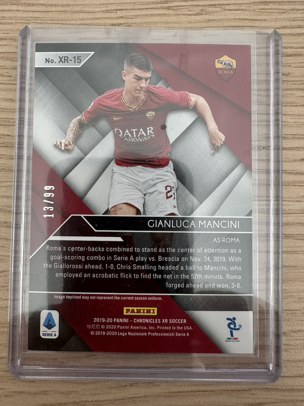 Gianluca Mancini 13/99 Red Rookie Panini Chronicles 2019/20