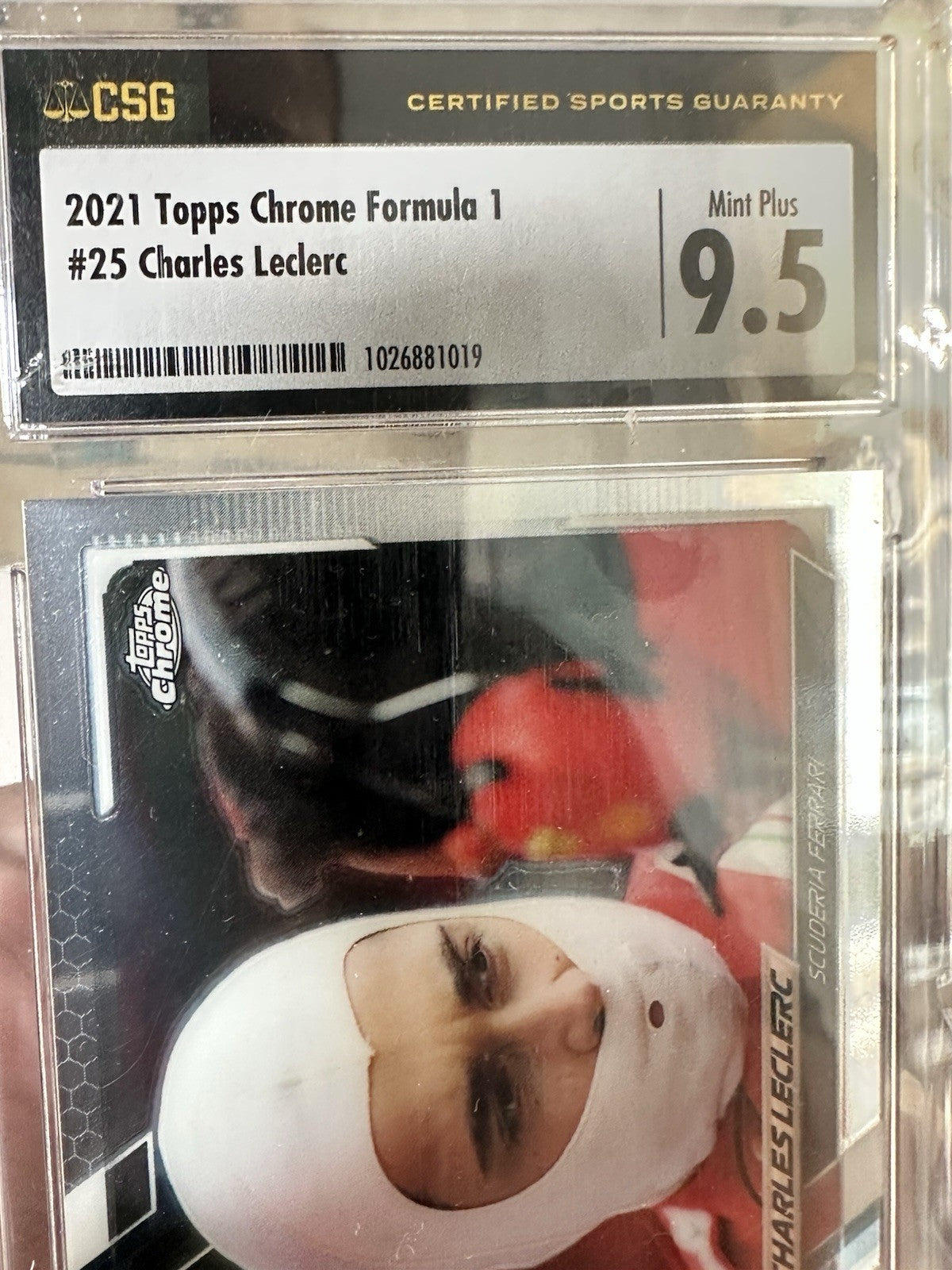 Charles Leclerc #25 CSG 9.5 - Topps Chrome F1 2021