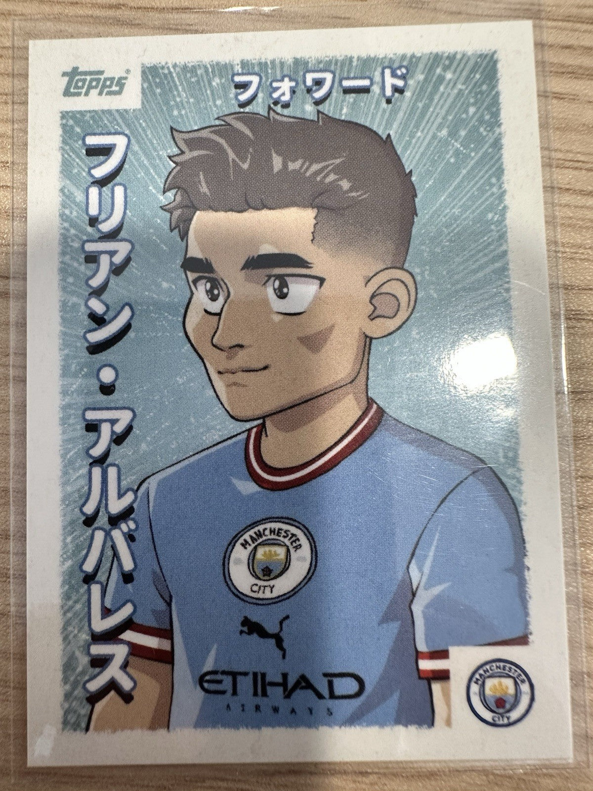 Manchester City Set Topps Anime Japan 2023