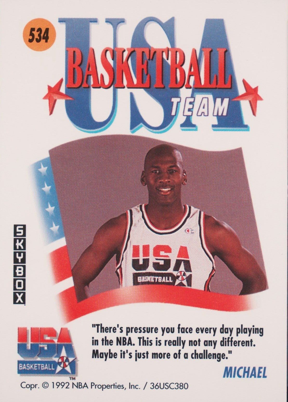 Michael Jordan Skybox 1991 USA PSA 10 GEM MT