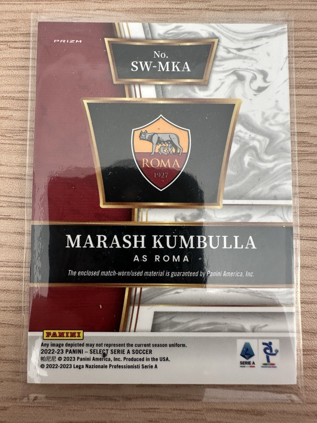 Marash Kumbulla Patch Panini Select Serie A 2022/23