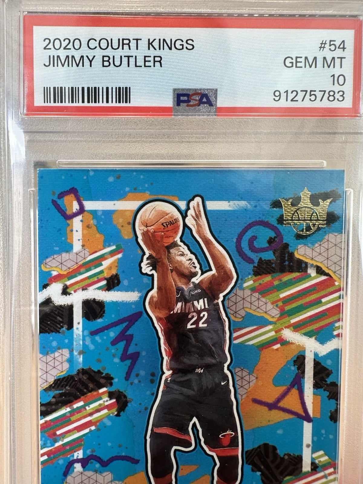 Jimmy Butler PSA 10 Gold Court Kings NBA 2020/21