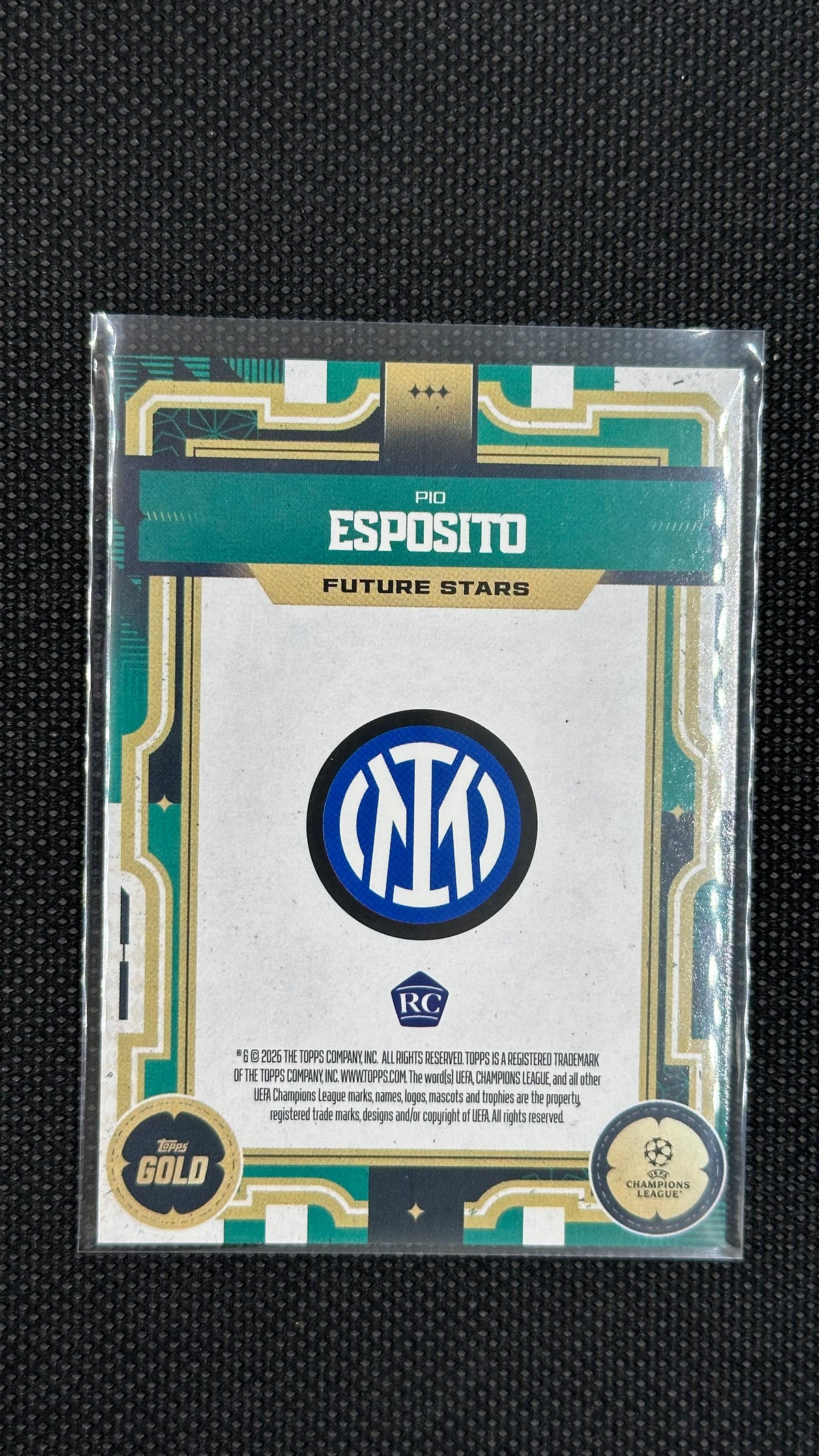 Pio Esposito /75 rookie topps gold