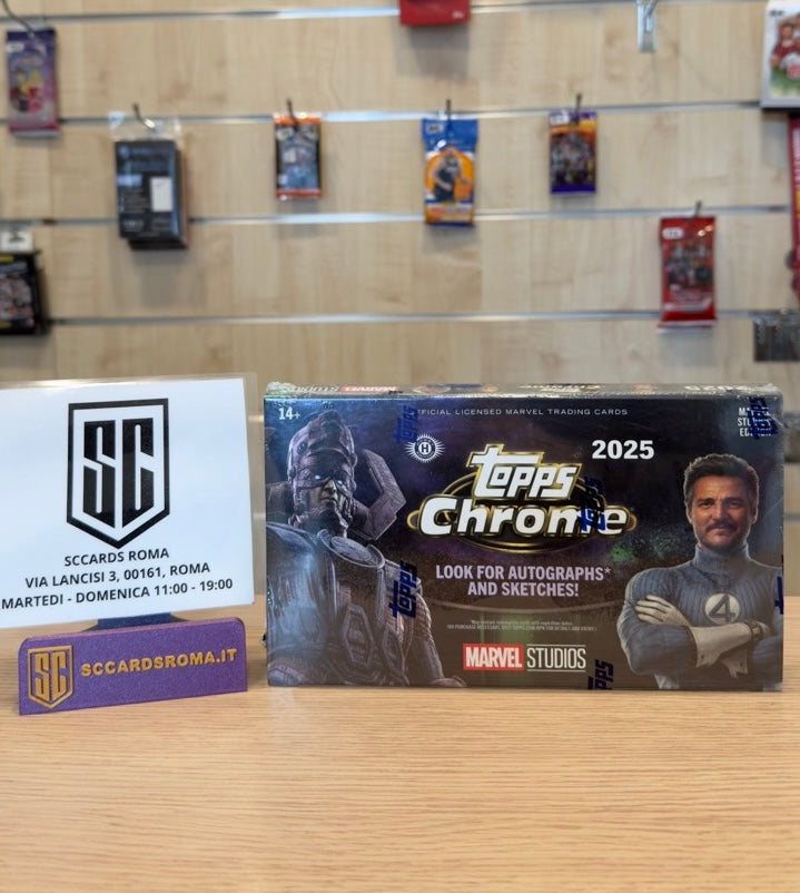 Topps Chrome Marvel Studio Hobby Box 2025