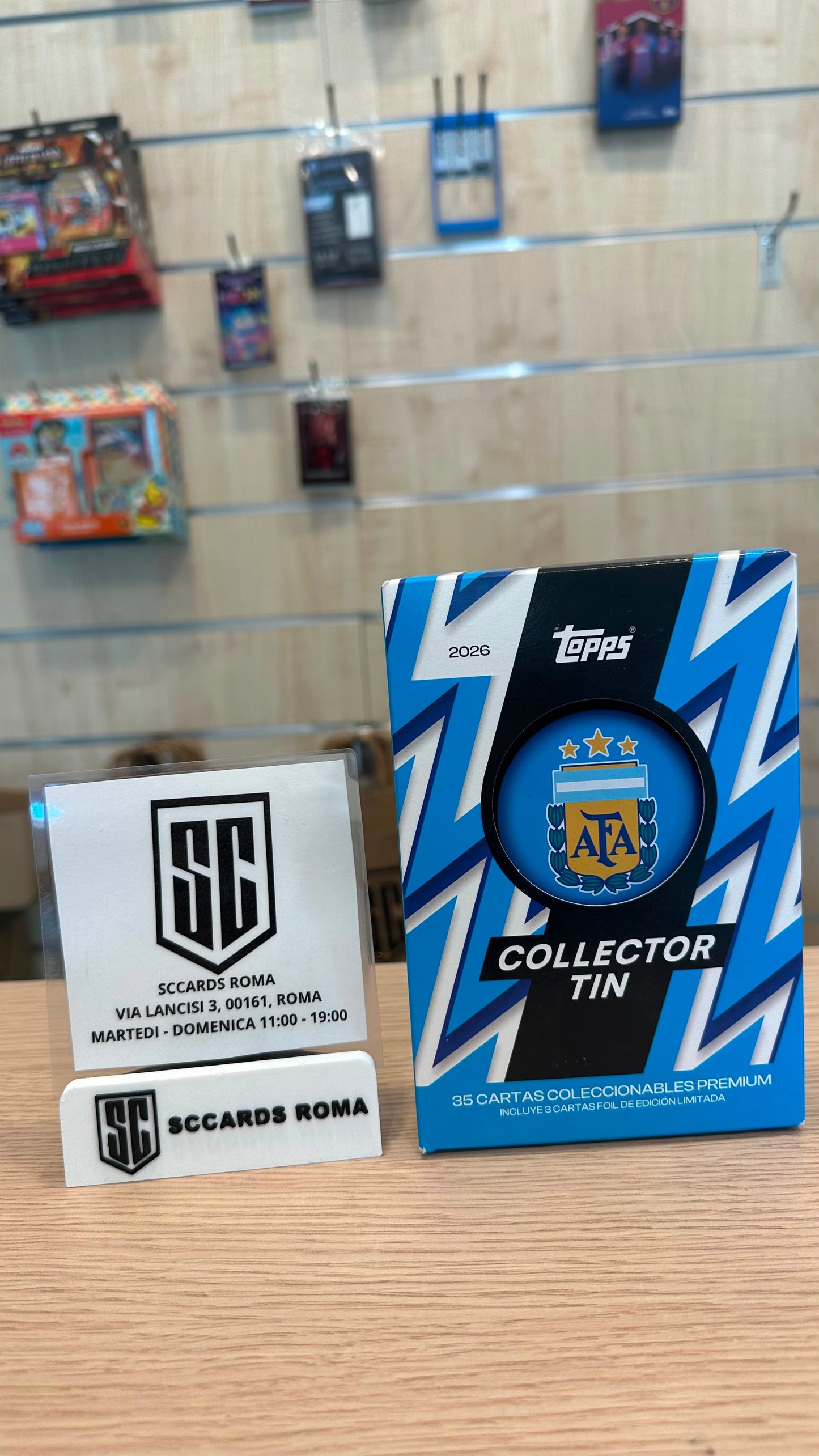 Topps Argentina Collector Tin Box 2025/26