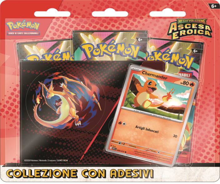 Collezione Ascesa Eroica con Adesivo Mega Charizard Y