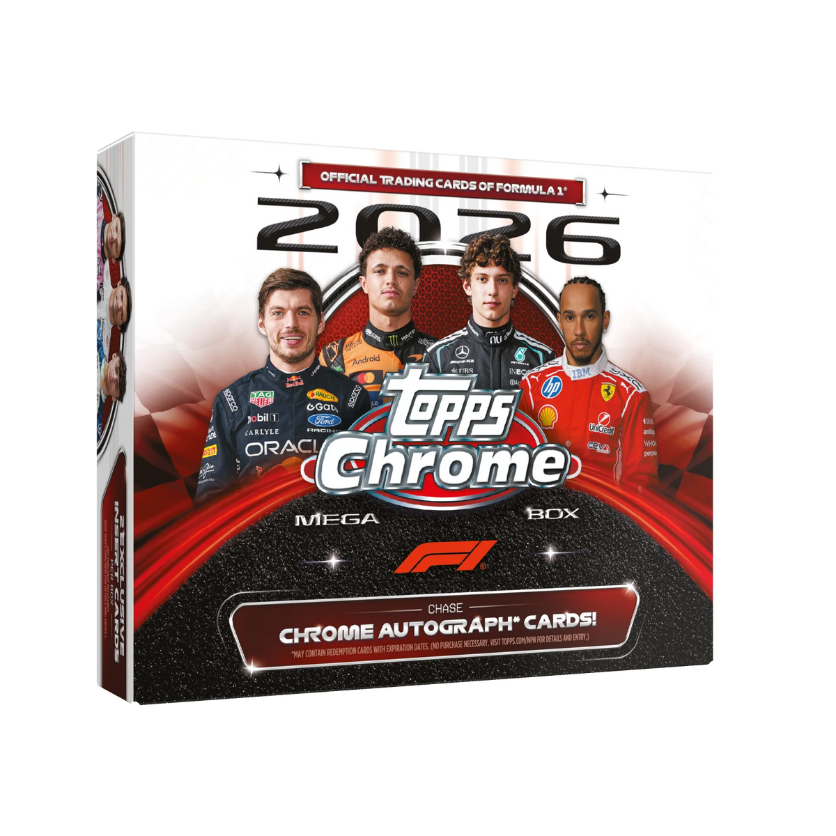 Topps Chrome F1 Formula 1 2026 - Mega Box