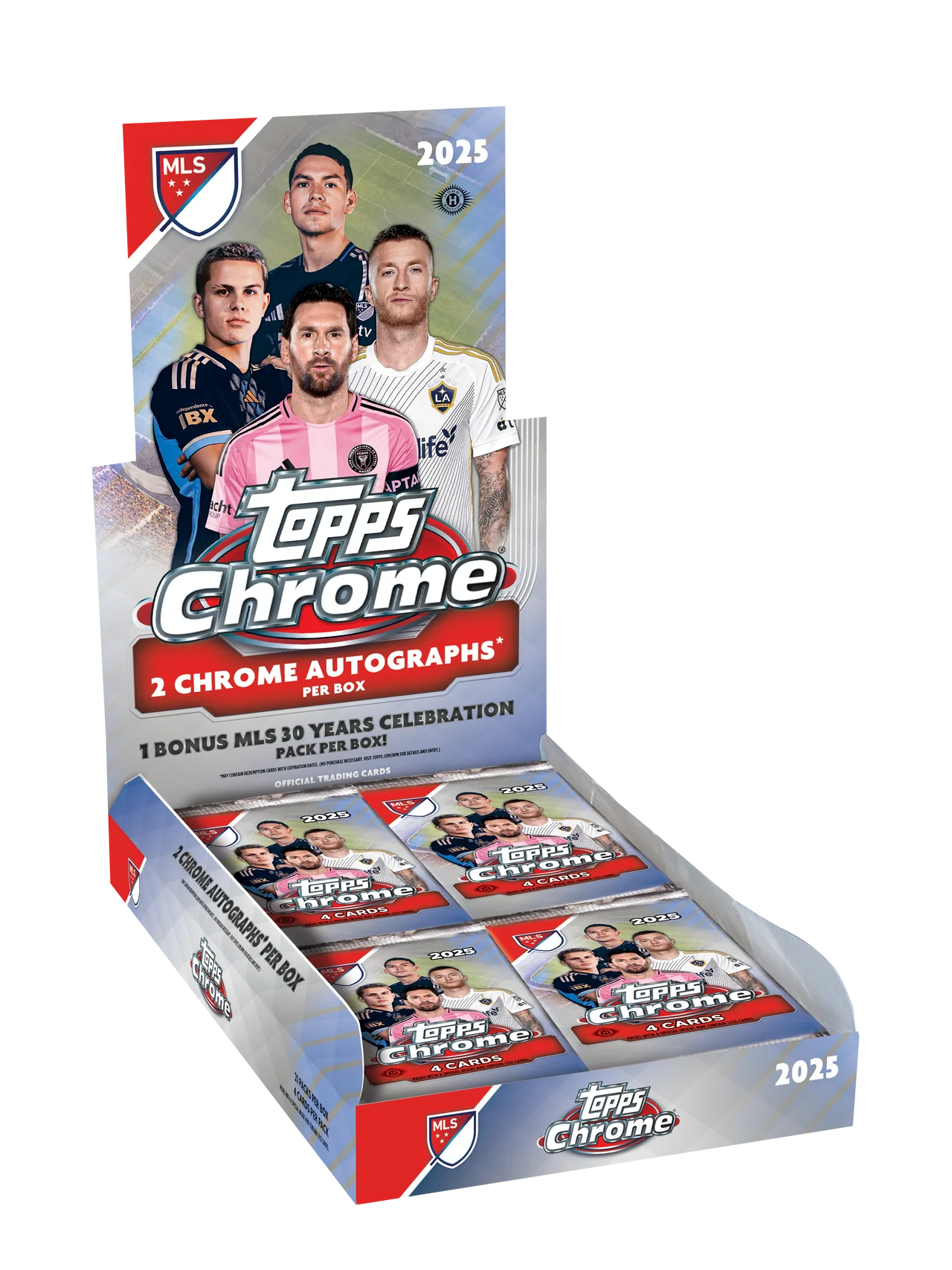 2025 Topps Chrome MLS - Hobby Box