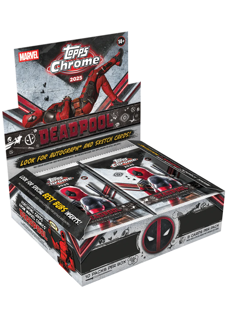 Topps Chrome Deadpool Marvel 2025 Hobby Box