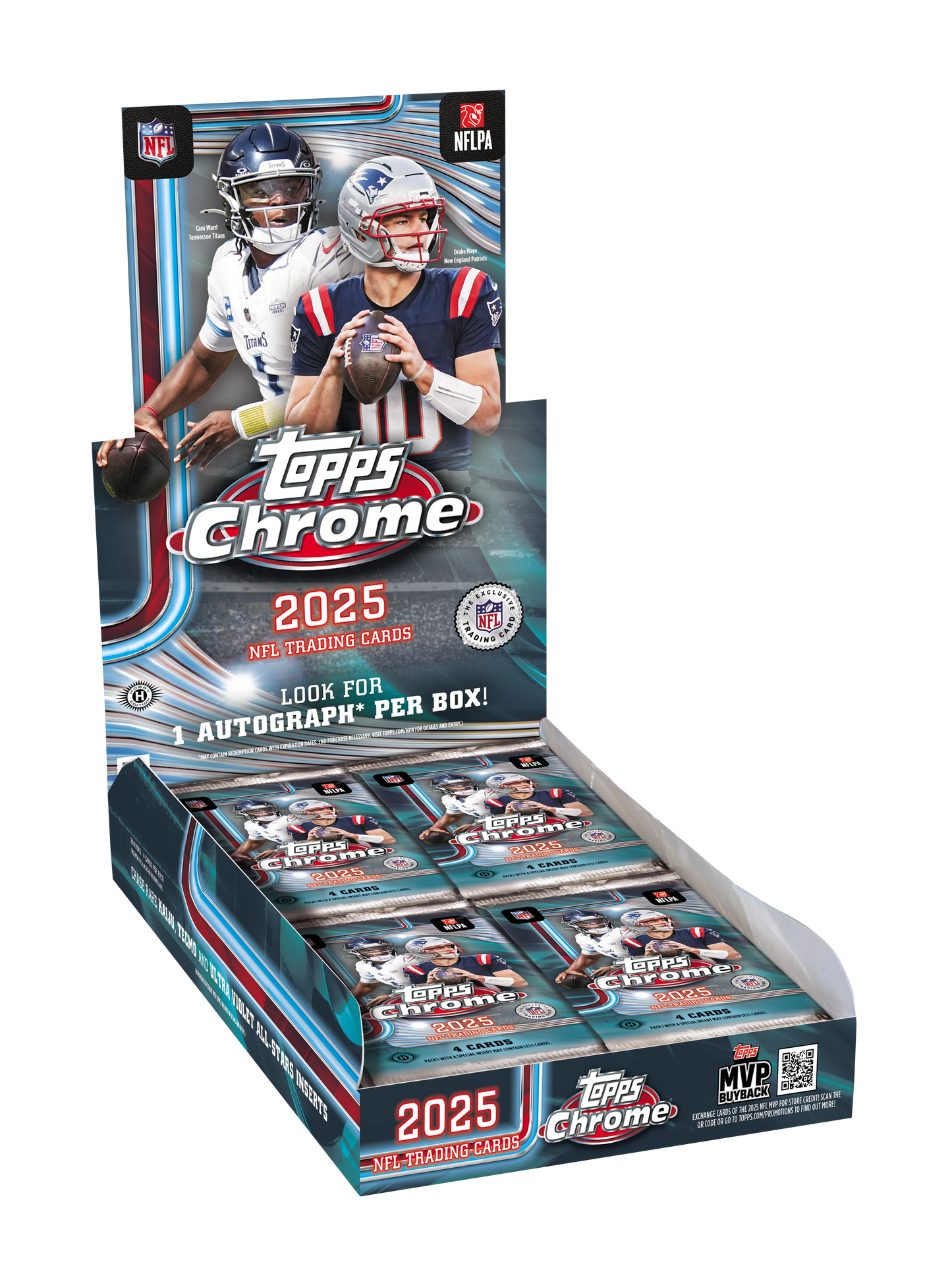 Topps Chrome Cosmic NFL Hobby Box 2025