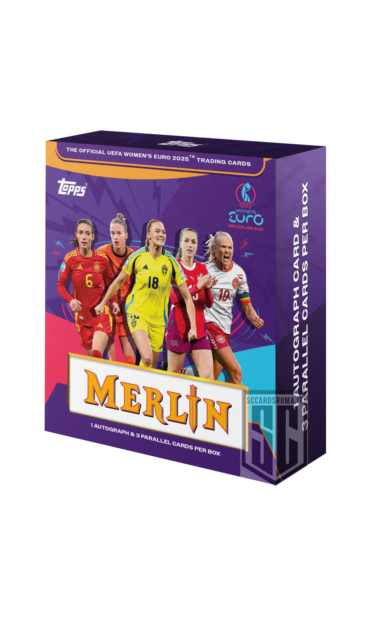 2025 TOPPS Merlin UEFA Women’s EUROS 2025 Hobby Box