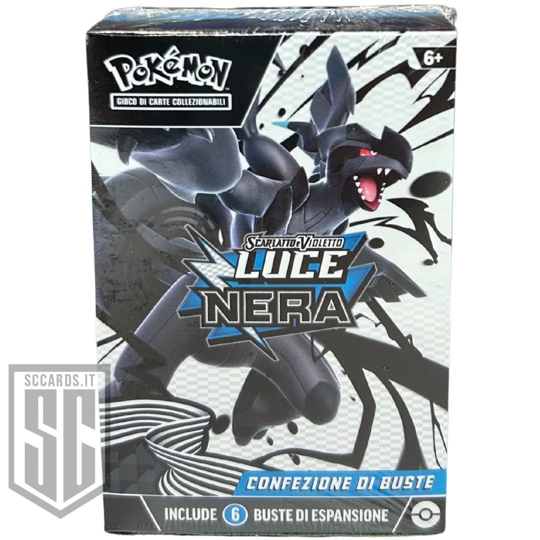 Pokemon Bundle 6 Buste Box Luce Nera Scarlatto & Violetto 2025 (ITA)