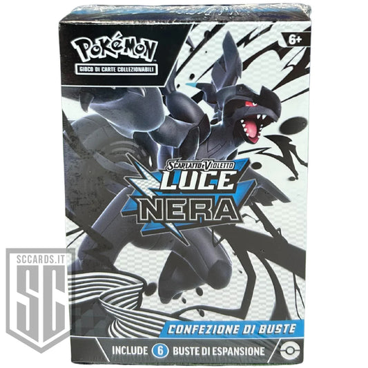 Pokemon Bundle 6 Buste Box Luce Nera Scarlatto & Violetto 2025 (ITA)