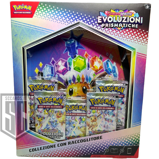 Pokemon Evoluzioni Prismatiche Collezione con Raccoglitore Box 2025 (ITA)