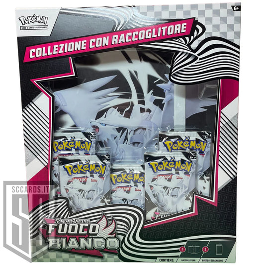 Pokemon Fuoco Bianco Collezione Con Raccoglitore Scarlatto e Violetto 2025 (ITA)