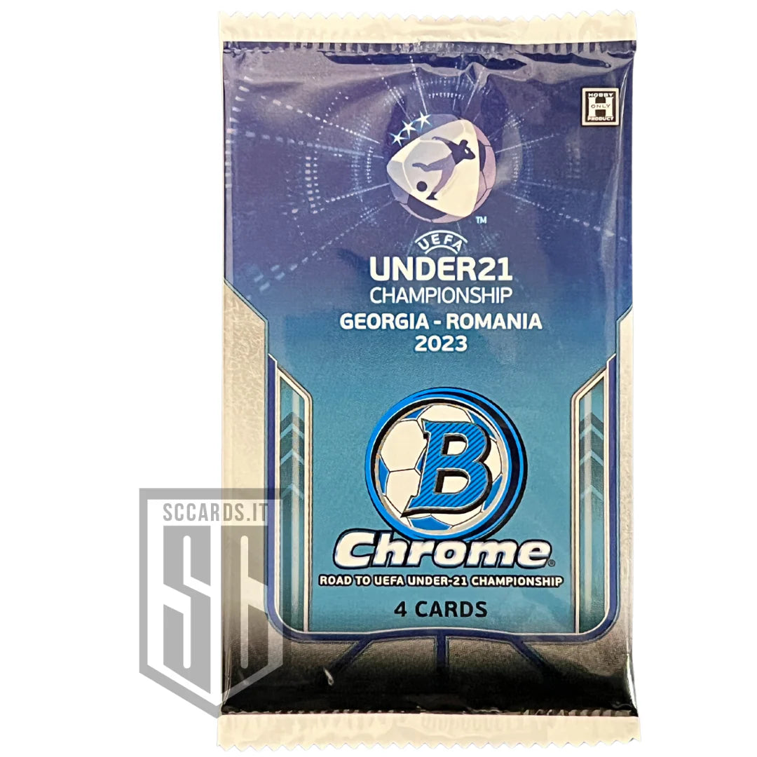 Topps Bowman Chrome Road to Euro U21 Hobby Pack 2023