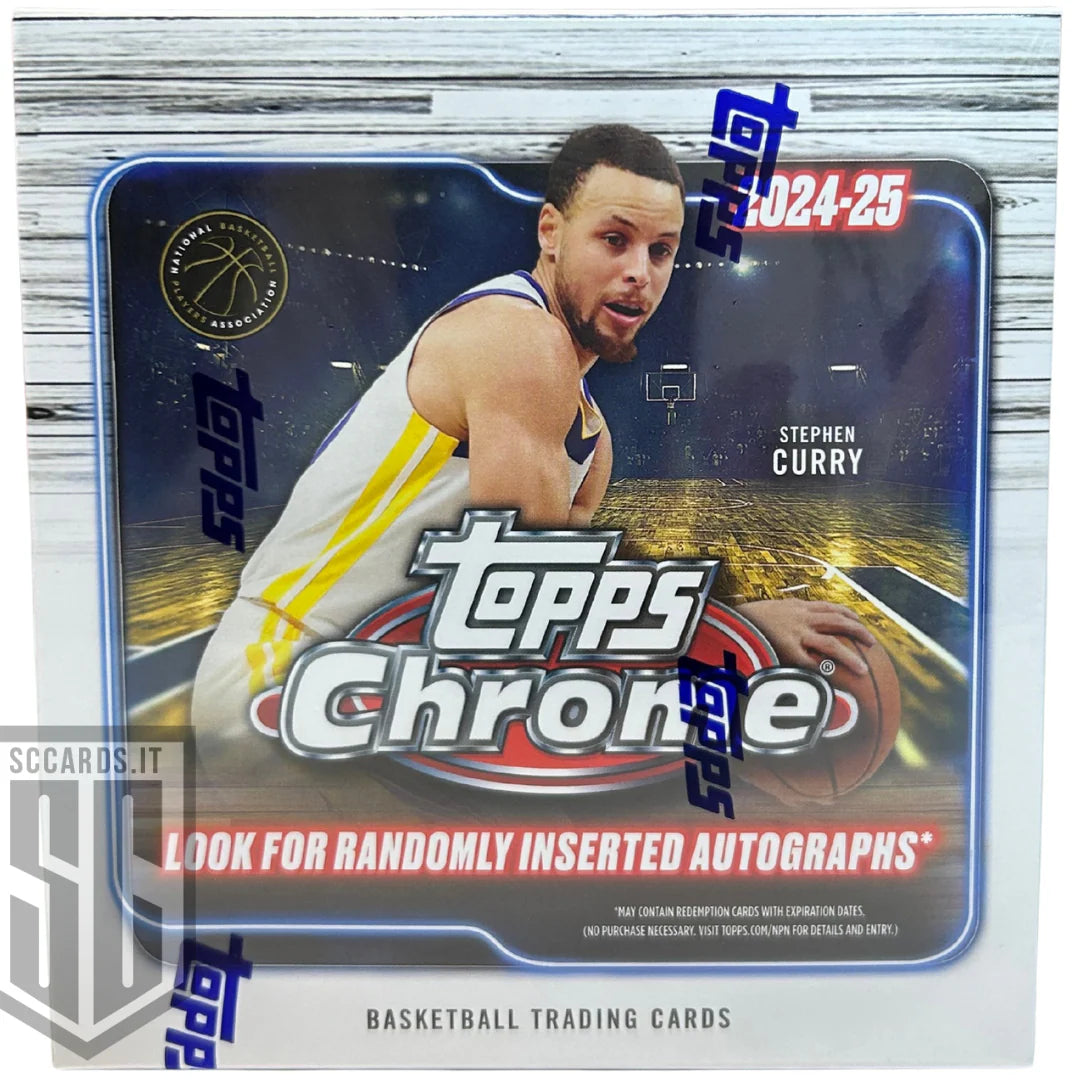 Topps Chrome Nba Basketball Mega Box 2024/25