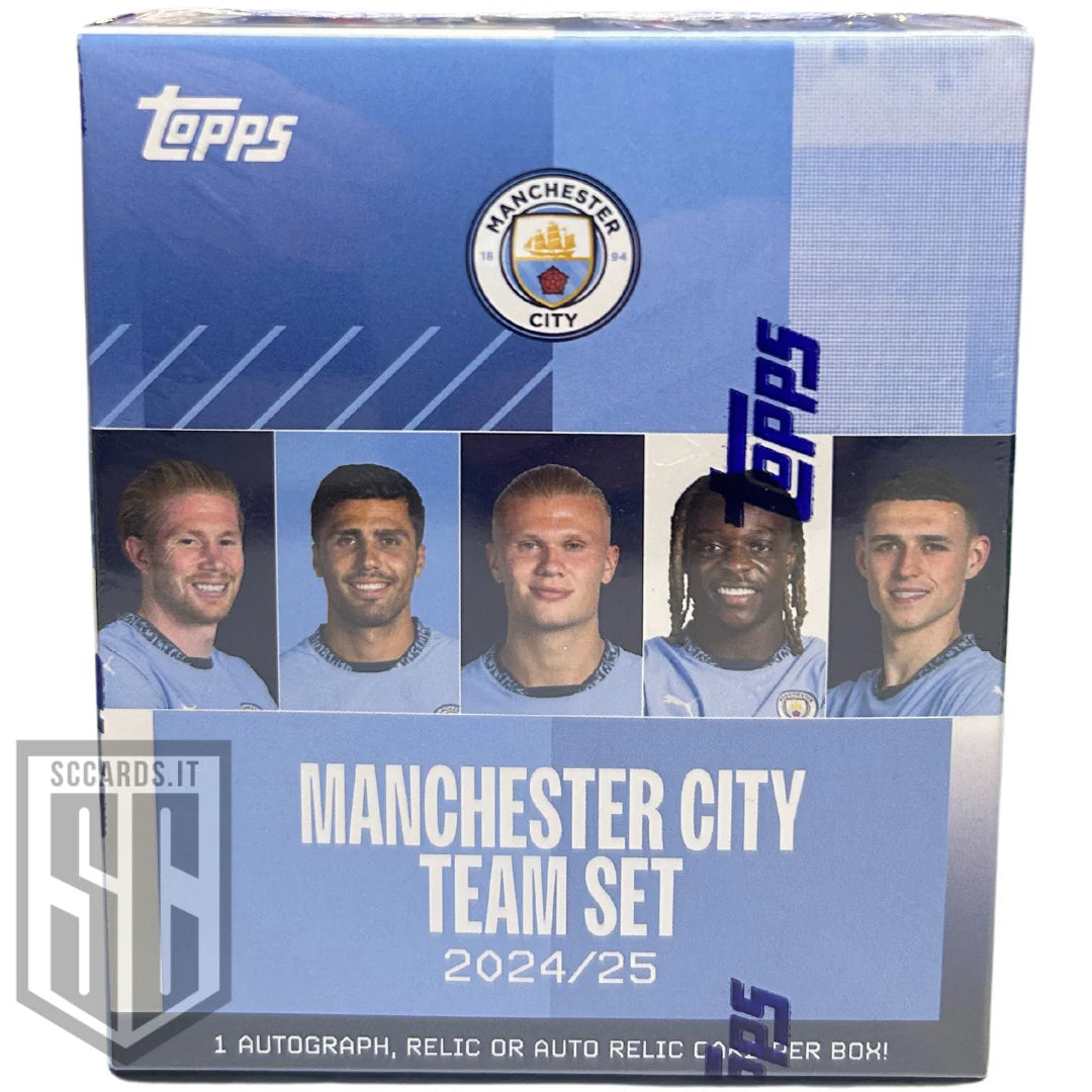 Topps Manchester City Team Set Box 2024/25