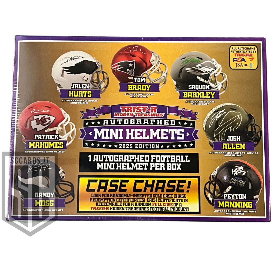 Tristar Autographed Mini Helmets Box 2025