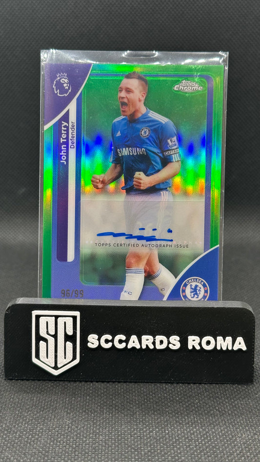 John Terry auto /99  Topps chrome premier league