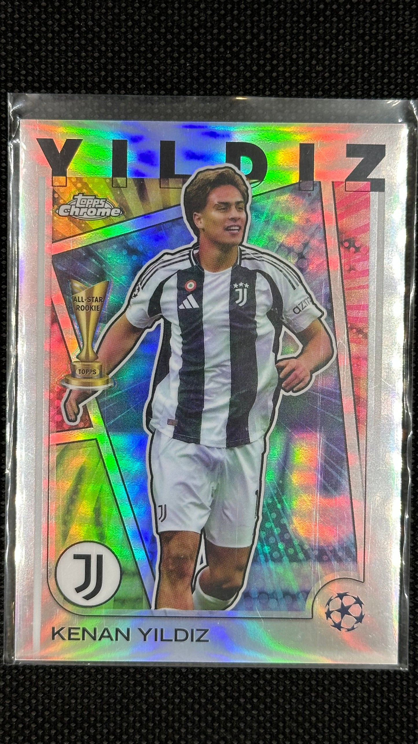 Kenan Yildiz Topps chrome case hit all star rookie