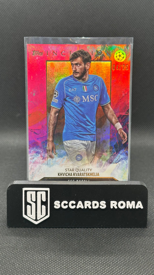 Khvicha Kvaratskhelia /75 Topps Inception 2024
