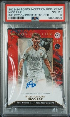 Nico Paz Rookie 10 /10 Inflection Point Variation Autograph Inception UCC 23/24