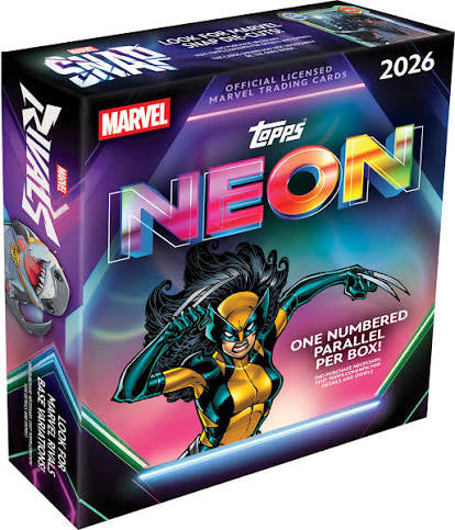 Topps Marvel Neon 2026 - mega Box