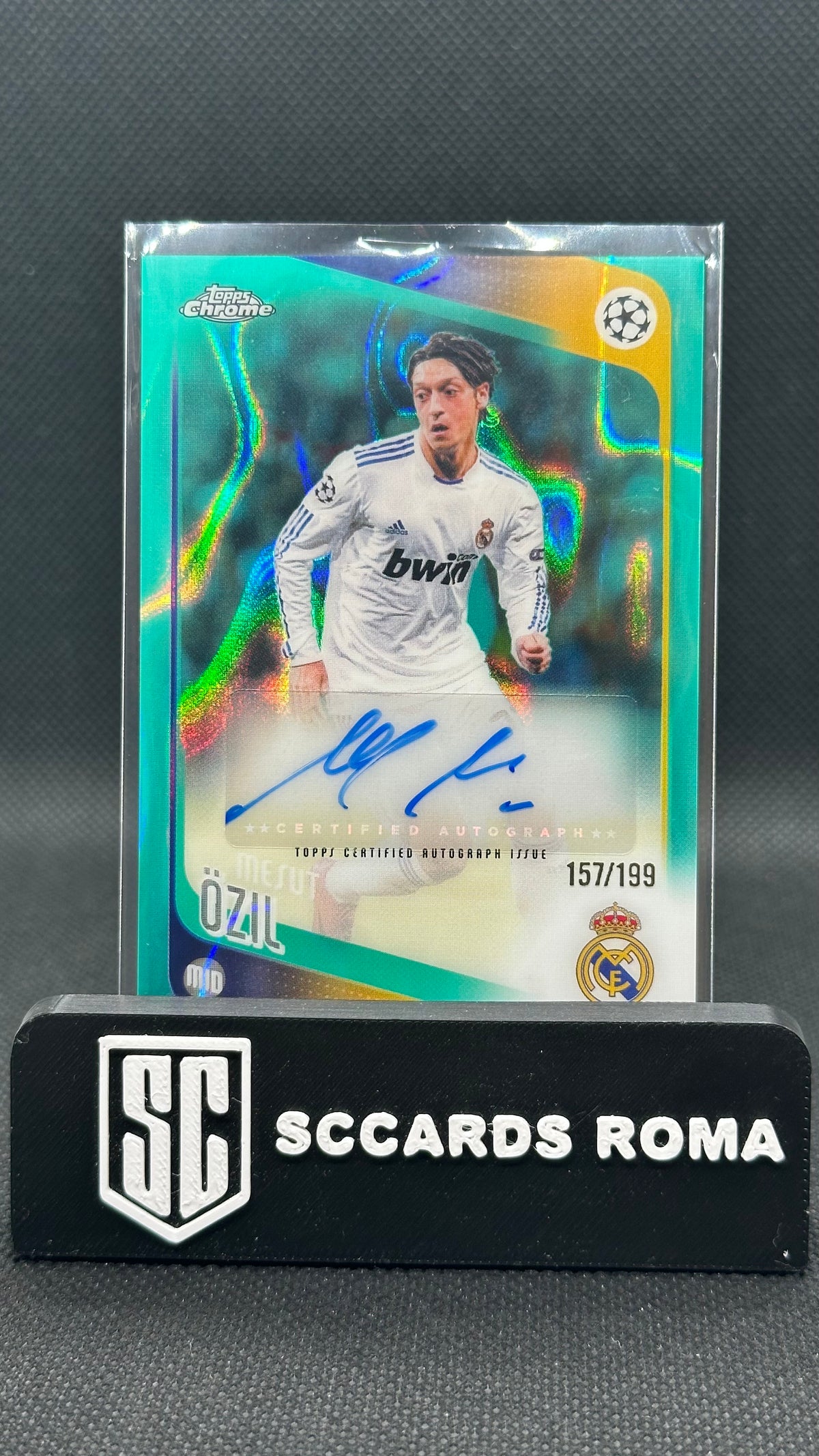 ozil auto /199 topps chrome