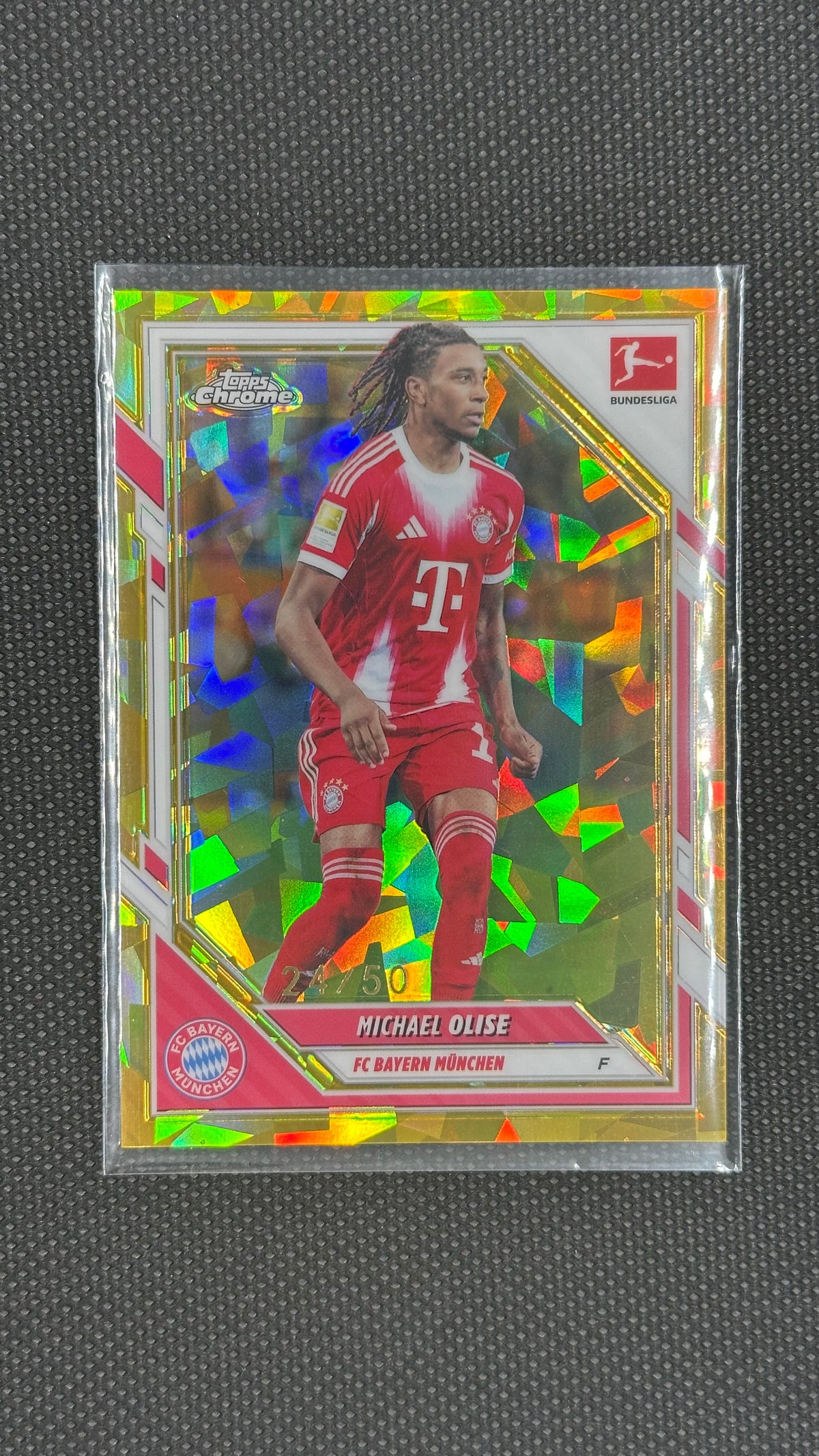 Michael Olise /50 Cracked Topps Chrome 2026