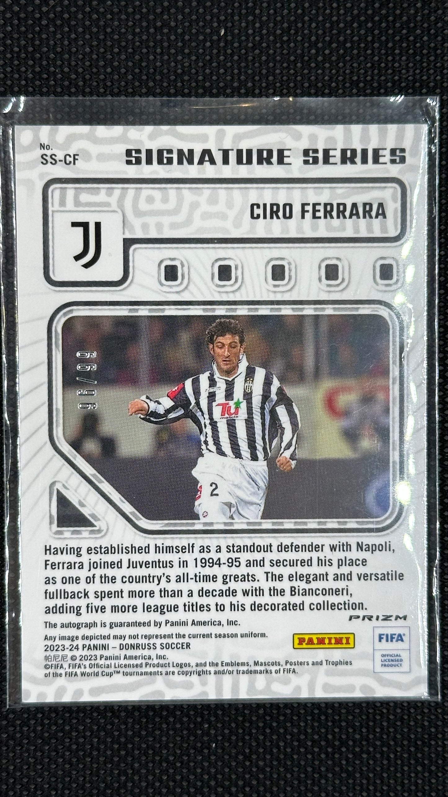 Ciro Ferrara signature series auto /99