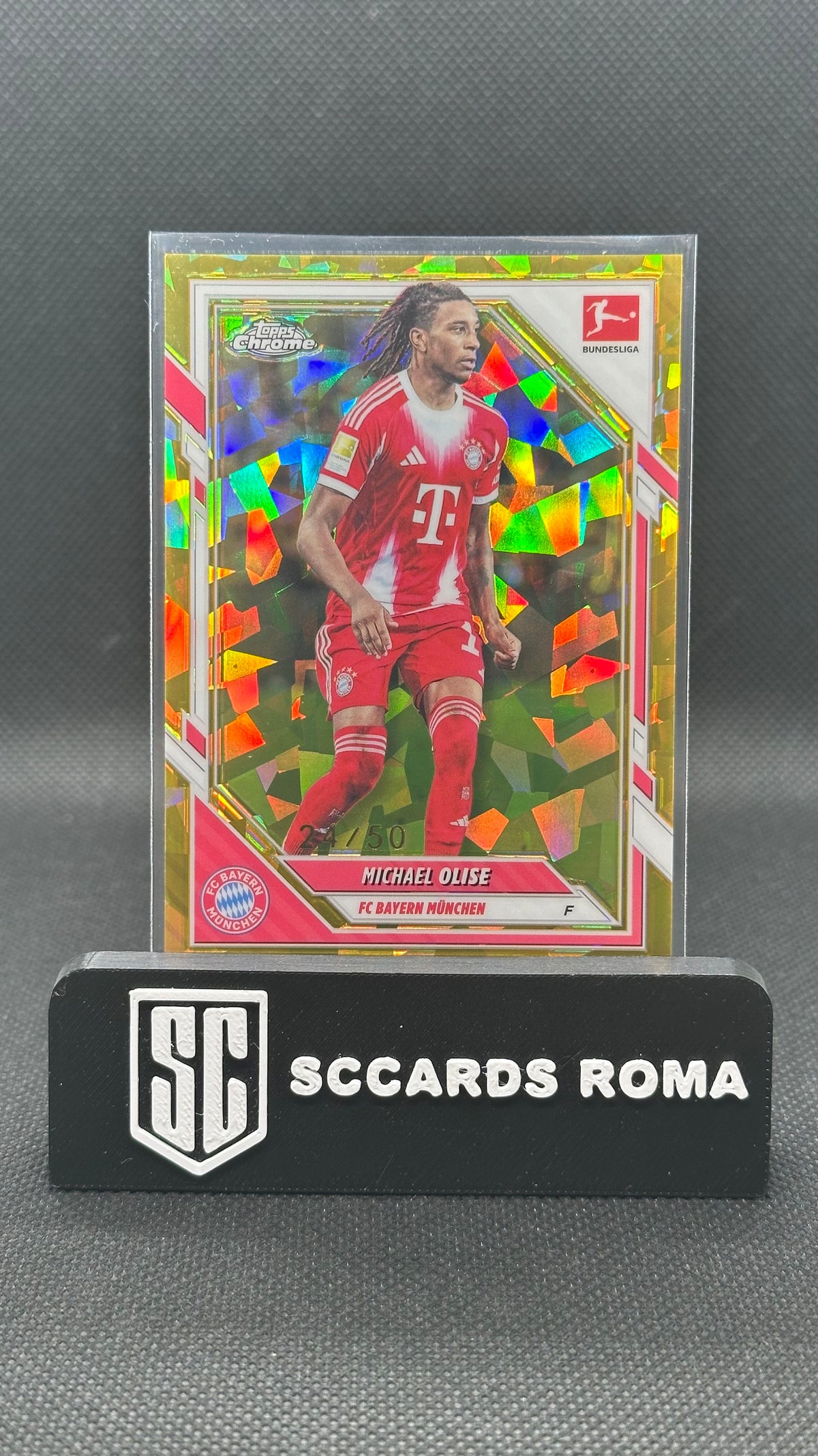 Michael Olise /50 Cracked Topps Chrome 2026