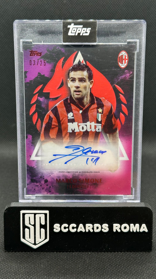 Marco Simone Auto /25 Topps 125 Years