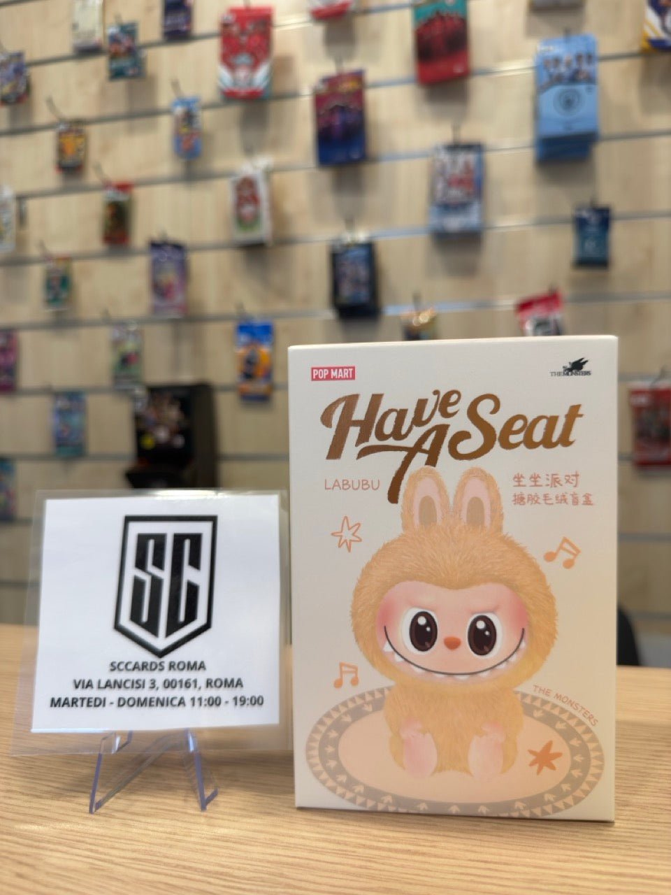 Labubu Pop Mart Have a Seat Box