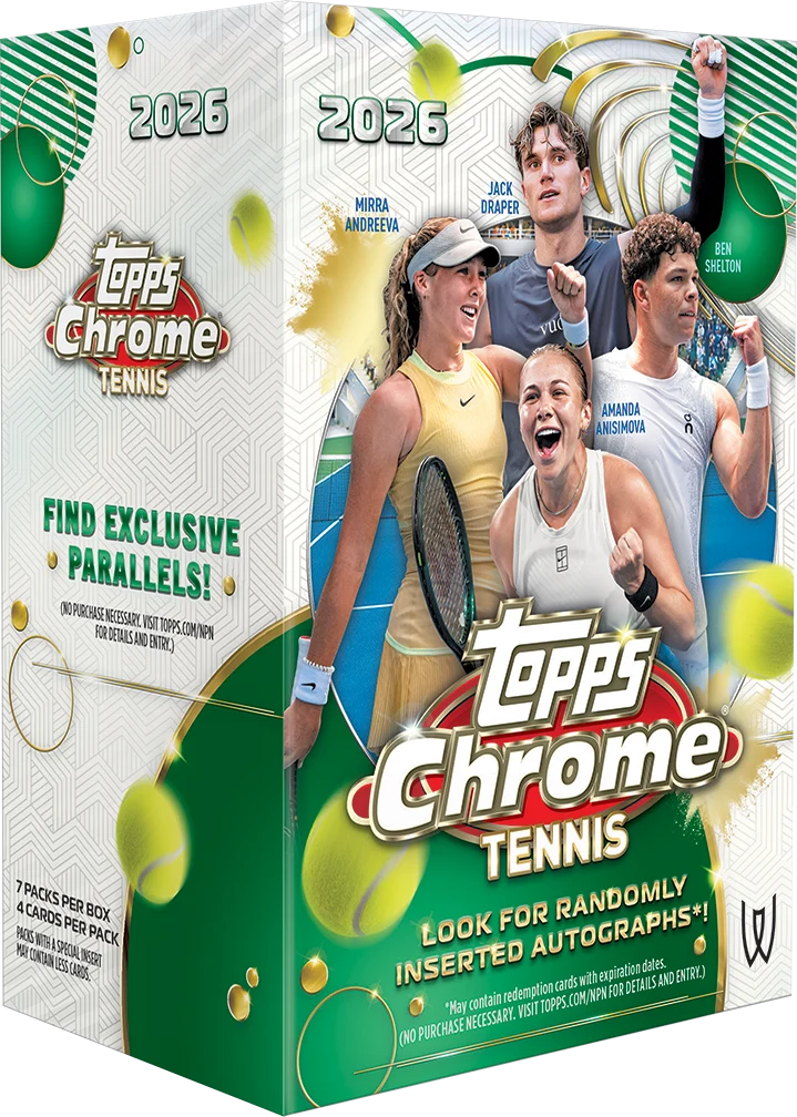 Topps Chrome Tennis 2026 - Value Blaster Box