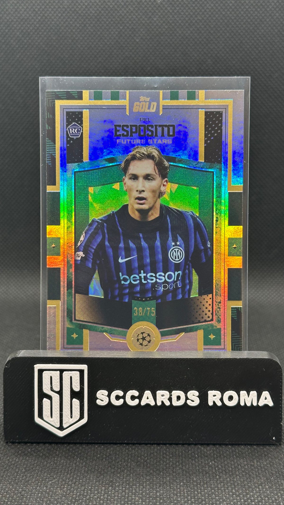 Pio Esposito /75 rookie topps gold