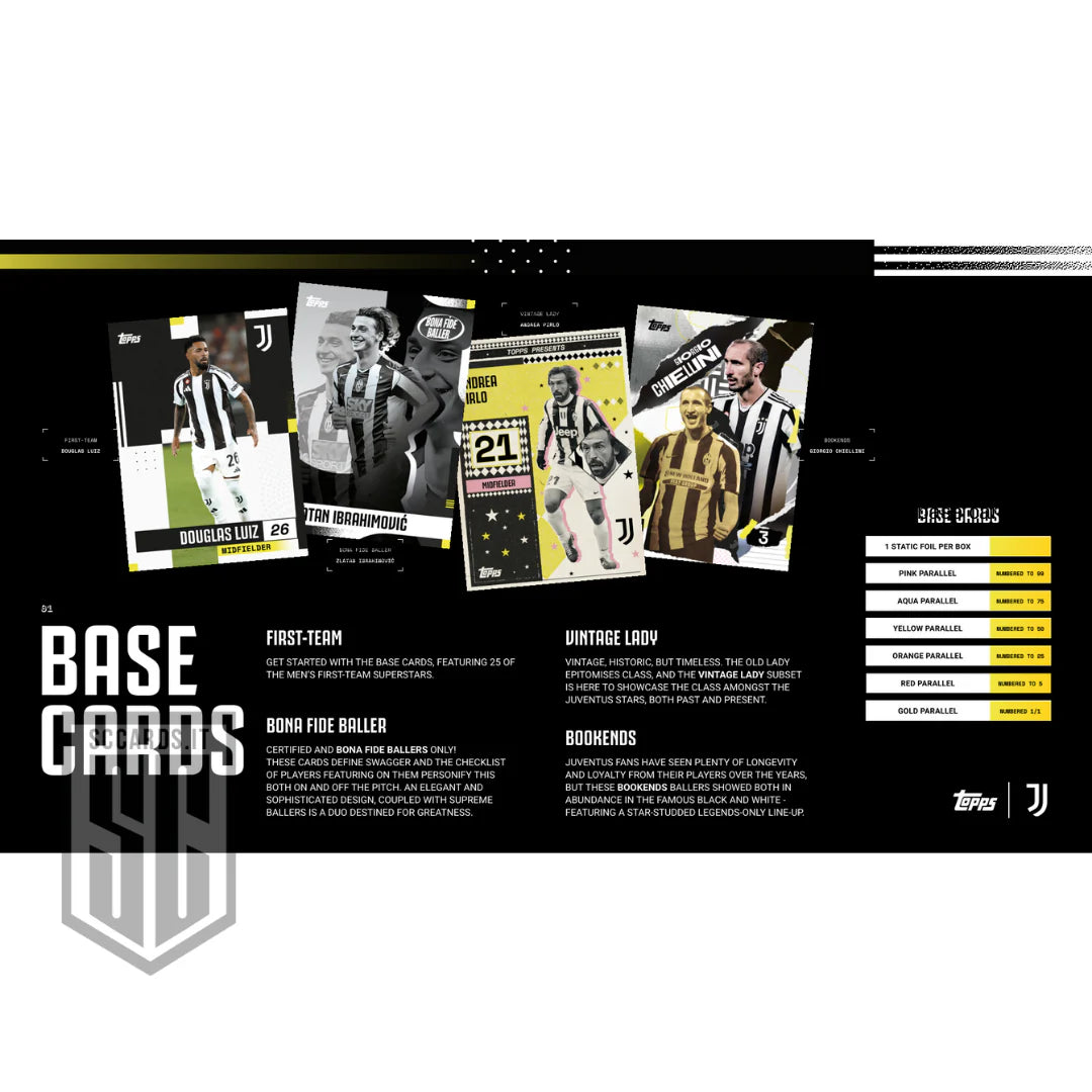 Topps Juventus Premium Team Set Box 2024/25-SEALED CASE-(20 Box)