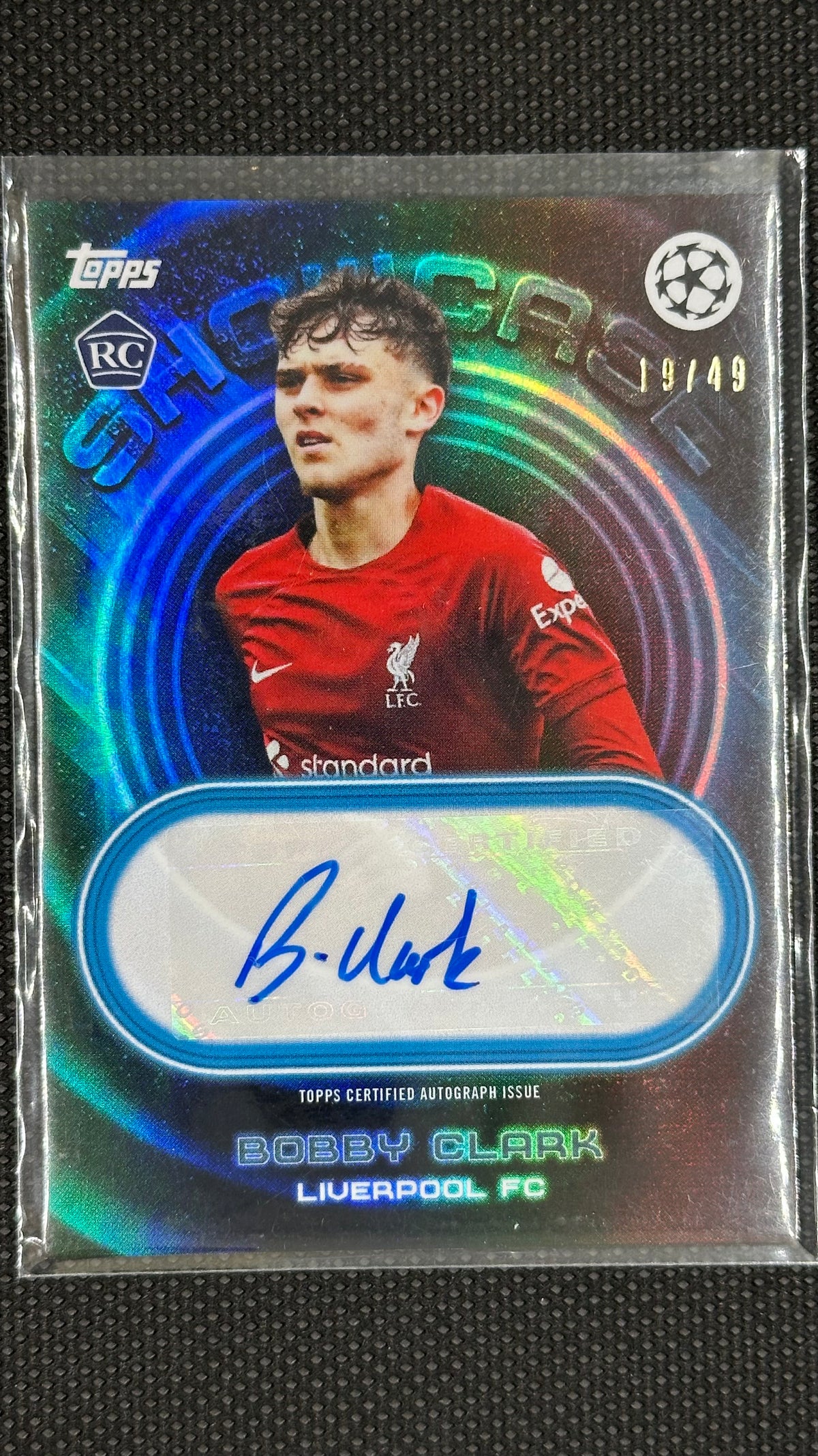 Bobby Clark Autograph /49 Rookie Topps Showtime Champions League