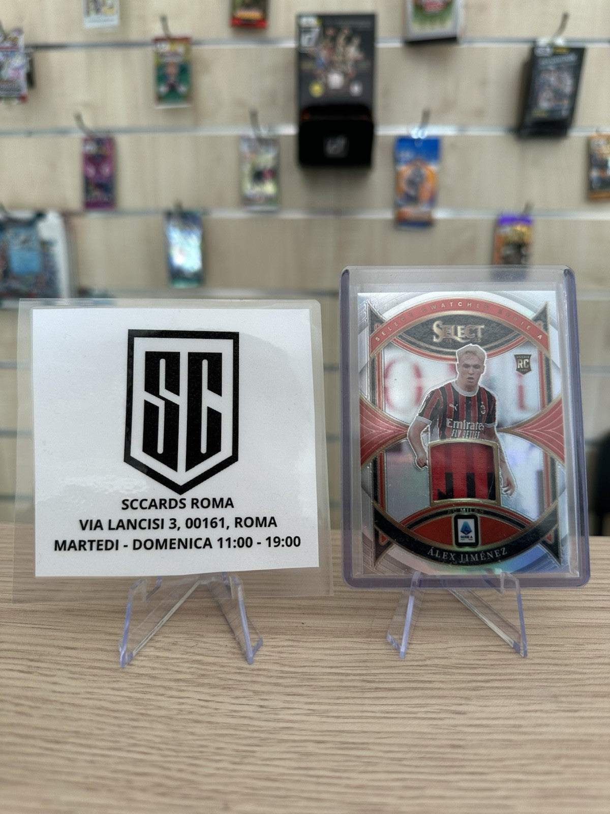 Alex Jimenez Rookie Patch Panini Select Swatches Serie A 2024/25