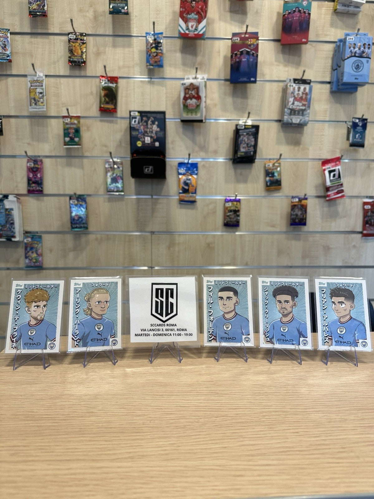 Manchester City Set Topps Anime Japan 2023