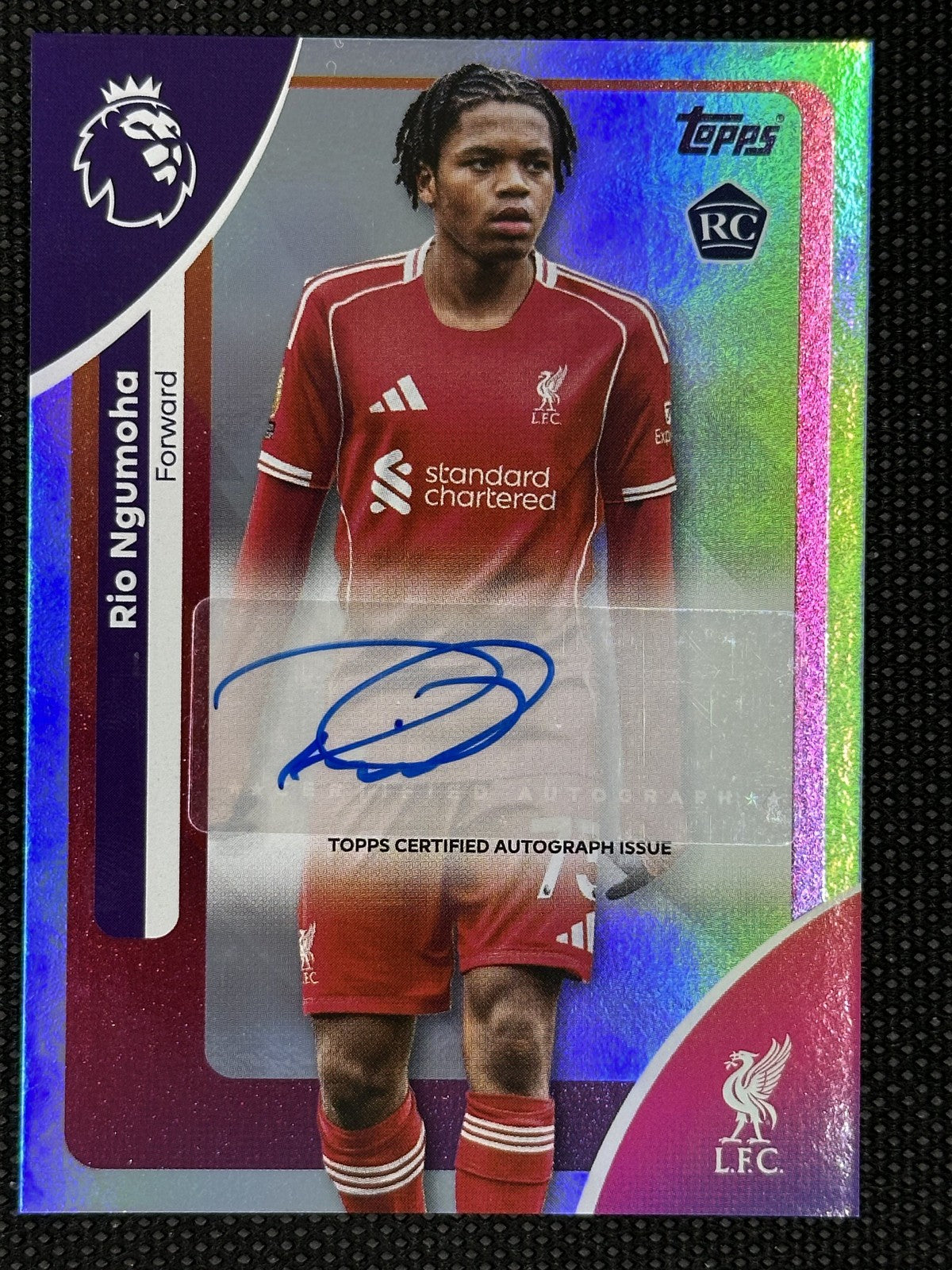 Rio Ngumoha Rookie Auto Signature Topps Premier League 2025/26