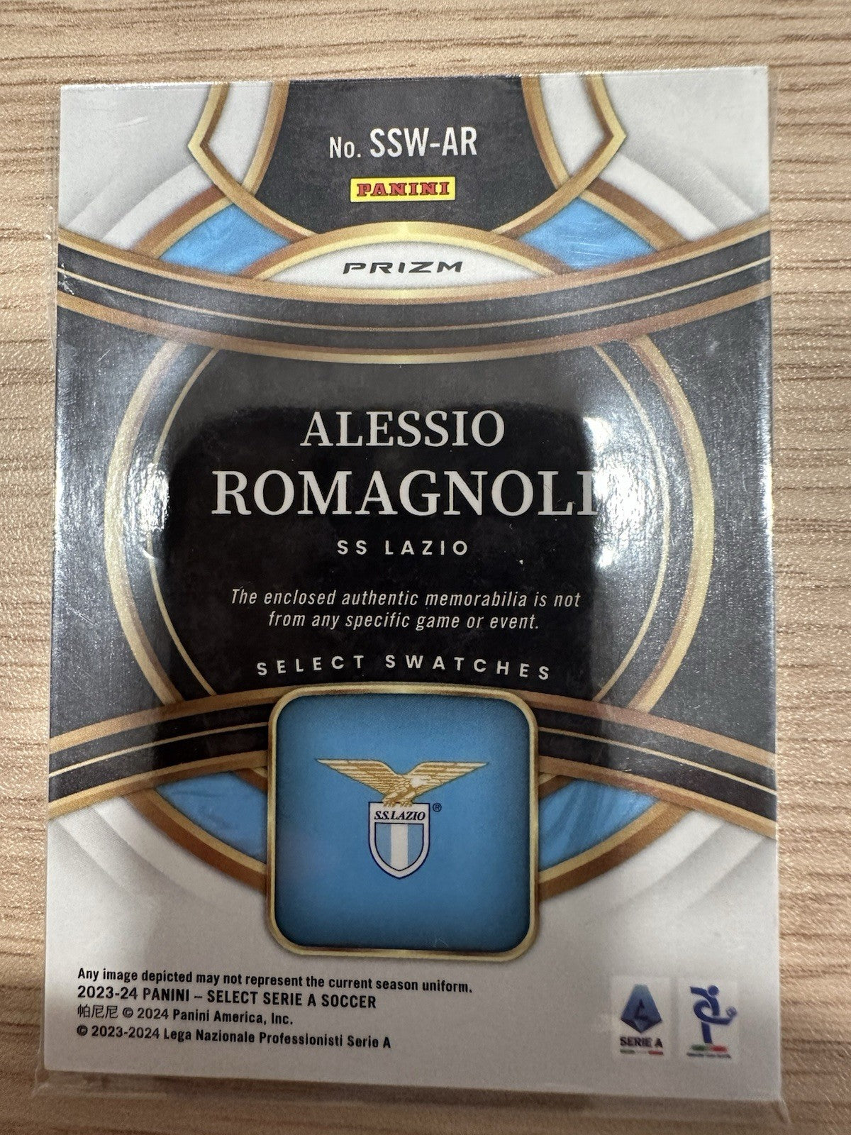 Alessio Romagnoli Patch Panini Select Serie A 2023/24