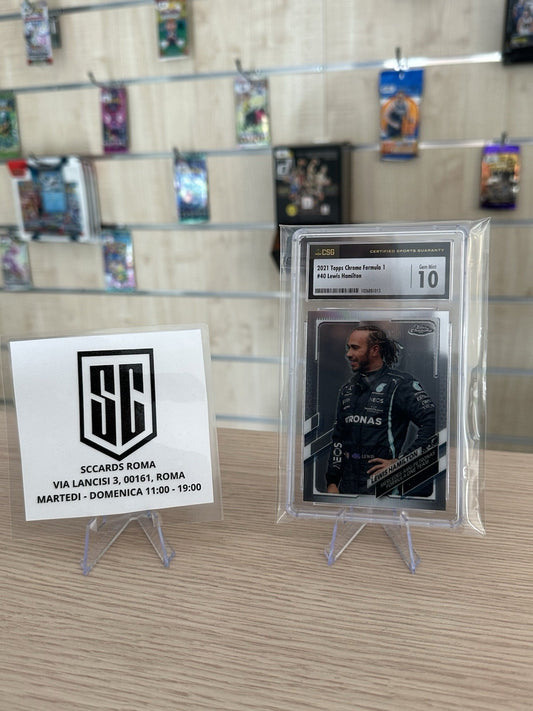 Lewis Hamilton #40 CSG 10 - Topps Chrome F1 2021