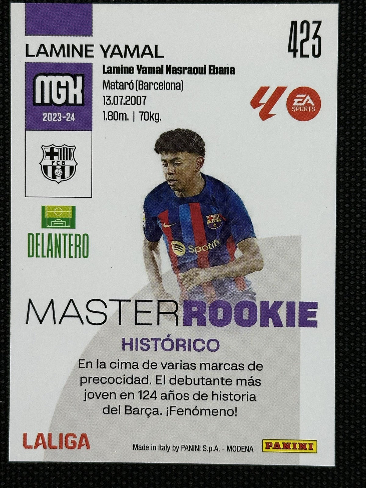 Lamine Yamal Rookie Megacracks Panini La Liga 2023/24