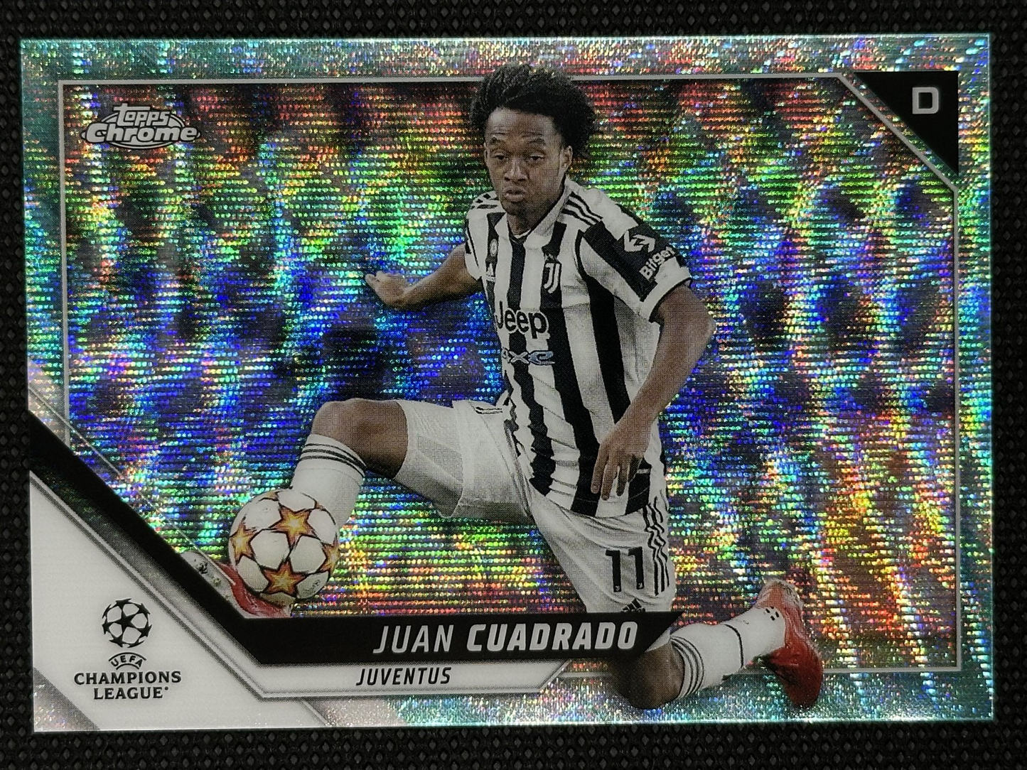 Juan Cuadrado /199 Topps Chrome Champions League 2021/22