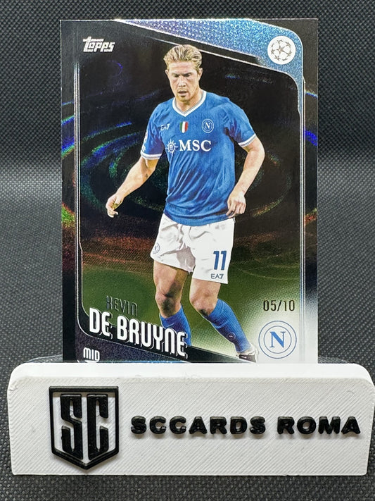 Kevin De Bruyne /10 Black Topps UCC Flagship Edition 2025/26